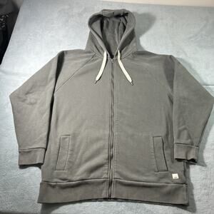 Vuori Baggie Movement Hoodie Men Large Loose Hood 2.0 Performance Full Zip Green